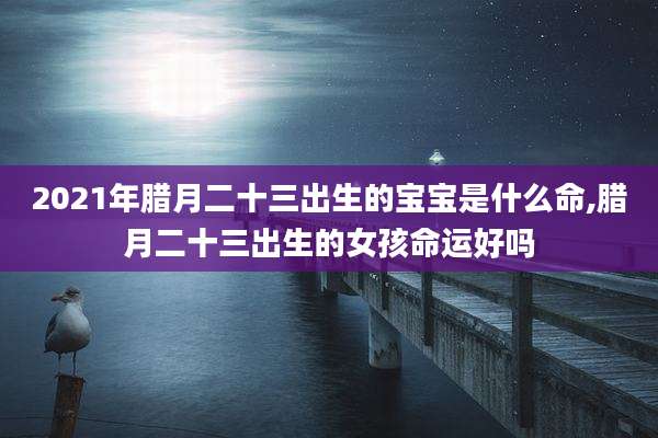 2021年腊月二十三出生的宝宝是什么命,腊月二十三出生的女孩命运好吗