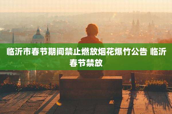 临沂市春节期间禁止燃放烟花爆竹公告 临沂春节禁放