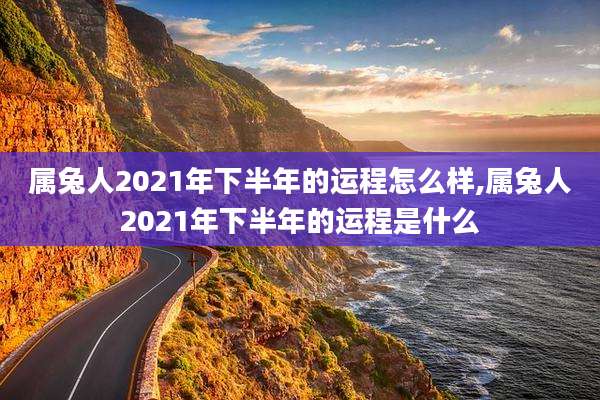 属兔人2021年下半年的运程怎么样,属兔人2021年下半年的运程是什么