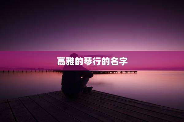 高雅的琴行的名字