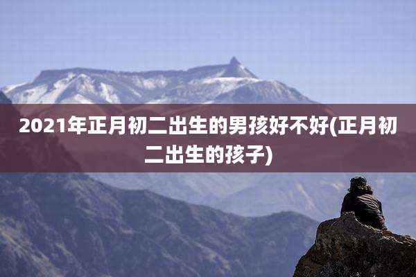 2021年正月初二出生的男孩好不好(正月初二出生的孩子)