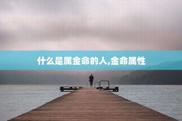 什么是属金命的人,金命属性