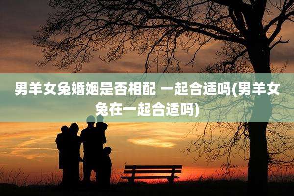 男羊女兔婚姻是否相配 一起合适吗(男羊女兔在一起合适吗)