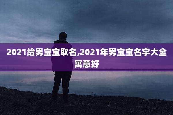 2021给男宝宝取名,2021年男宝宝名字大全寓意好