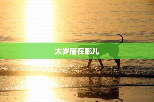 太岁庙在哪儿