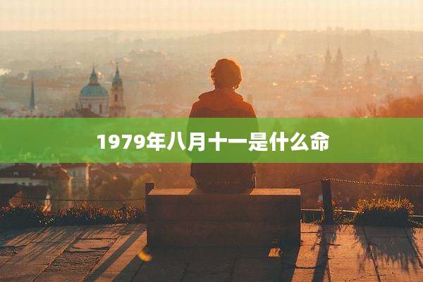 1979年八月十一是什么命