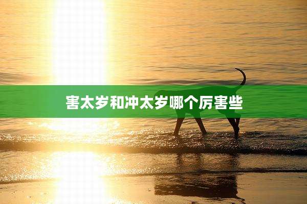 害太岁和冲太岁哪个厉害些