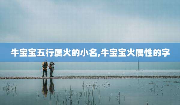 牛宝宝五行属火的小名,牛宝宝火属性的字