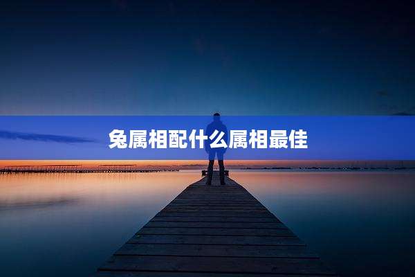 兔属相配什么属相最佳