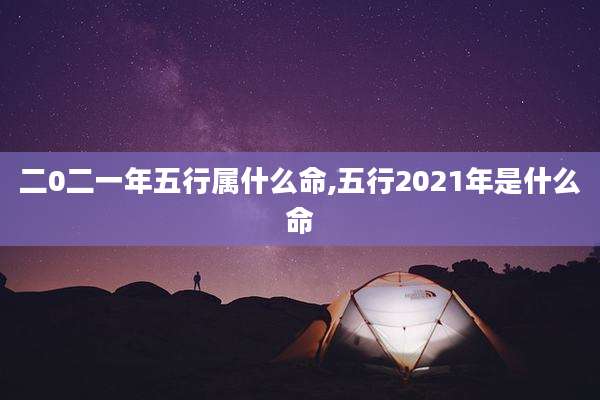 二0二一年五行属什么命,五行2021年是什么命