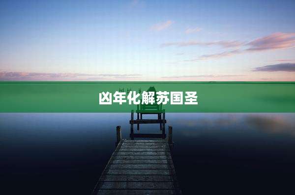 凶年化解苏国圣