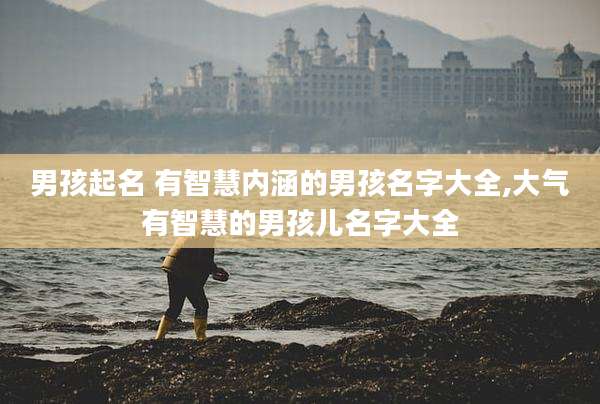 男孩起名 有智慧内涵的男孩名字大全,大气有智慧的男孩儿名字大全