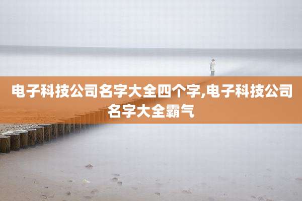 电子科技公司名字大全四个字,电子科技公司名字大全霸气