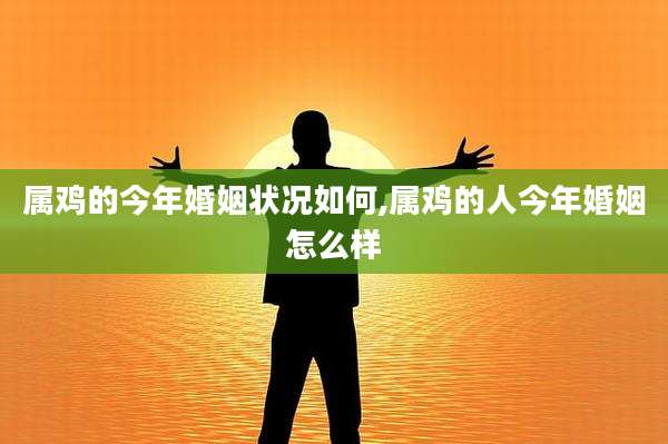 属鸡的今年婚姻状况如何,属鸡的人今年婚姻怎么样