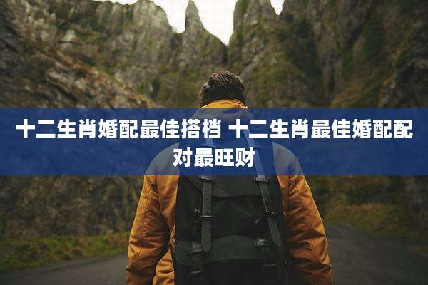 十二生肖婚配最佳搭档 十二生肖最佳婚配配对最旺财