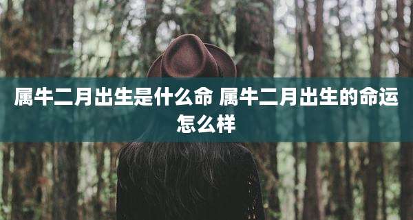 属牛二月出生是什么命 属牛二月出生的命运怎么样