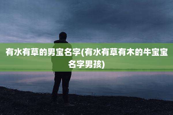 有水有草的男宝名字(有水有草有木的牛宝宝名字男孩)