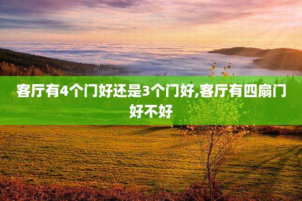 客厅有4个门好还是3个门好,客厅有四扇门好不好