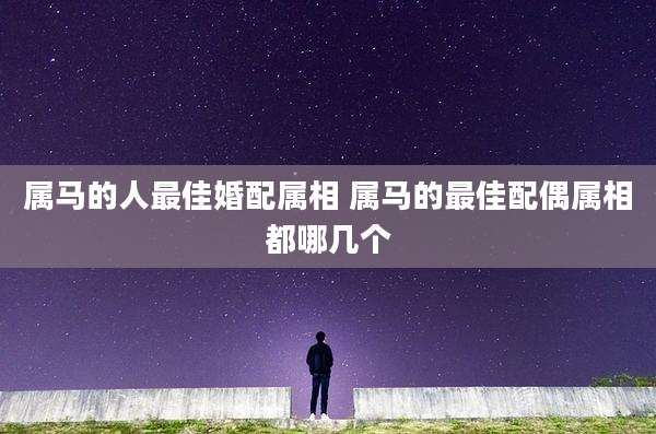 属马的人最佳婚配属相 属马的最佳配偶属相都哪几个