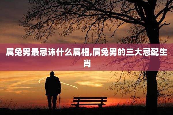 属兔男最忌讳什么属相,属兔男的三大忌配生肖