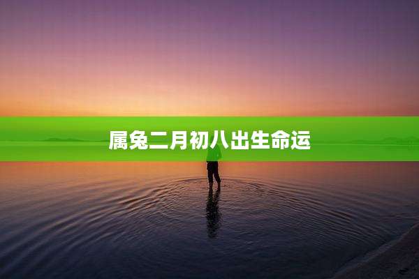 属兔二月初八出生命运