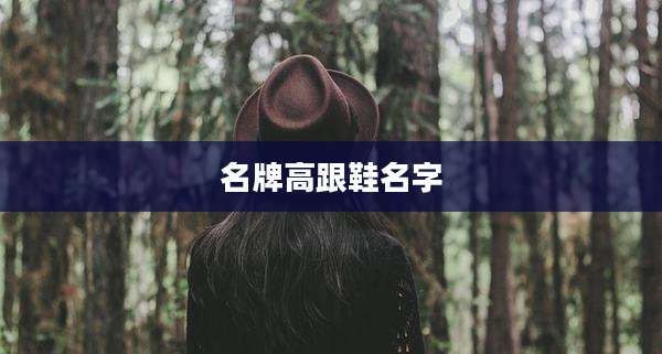 名牌高跟鞋名字