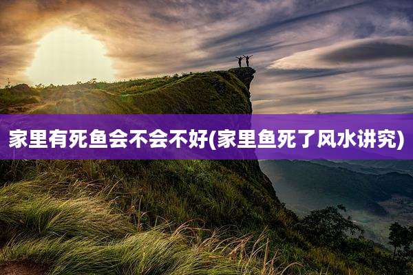 家里有死鱼会不会不好(家里鱼死了风水讲究)