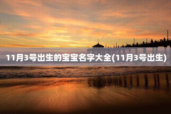11月3号出生的宝宝名字大全(11月3号出生)