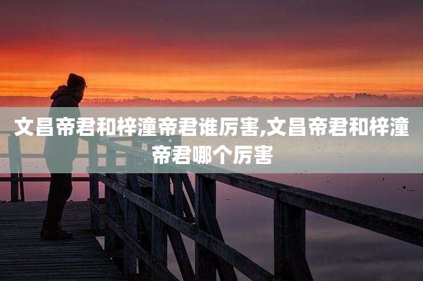 文昌帝君和梓潼帝君谁厉害,文昌帝君和梓潼帝君哪个厉害