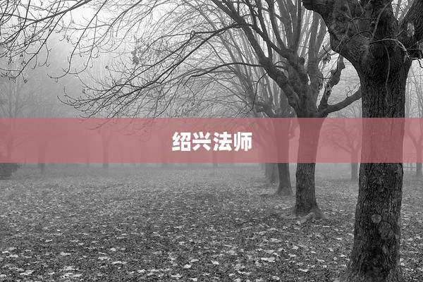 绍兴法师