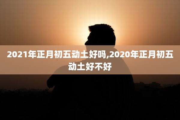2021年正月初五动土好吗,2020年正月初五动土好不好