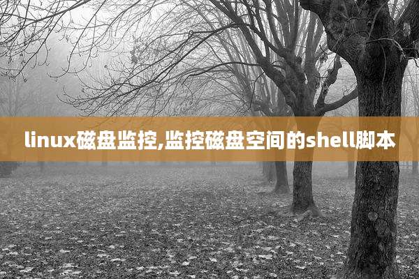 linux磁盘监控,监控磁盘空间的shell脚本