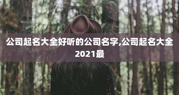 公司起名大全好听的公司名字,公司起名大全2021最