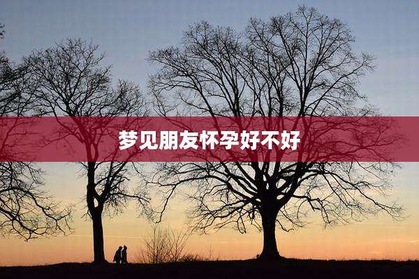 梦见朋友怀孕好不好