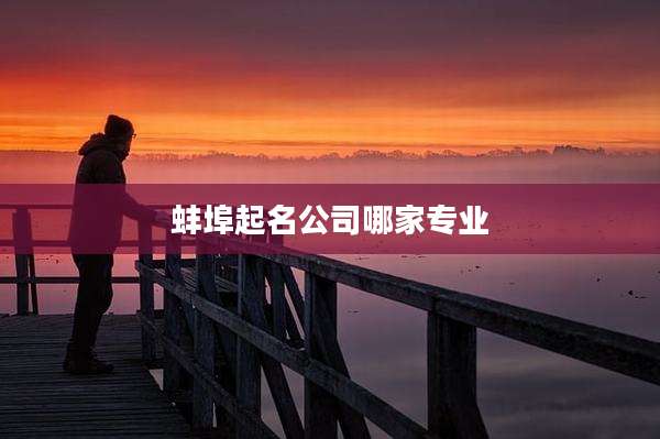 蚌埠起名公司哪家专业