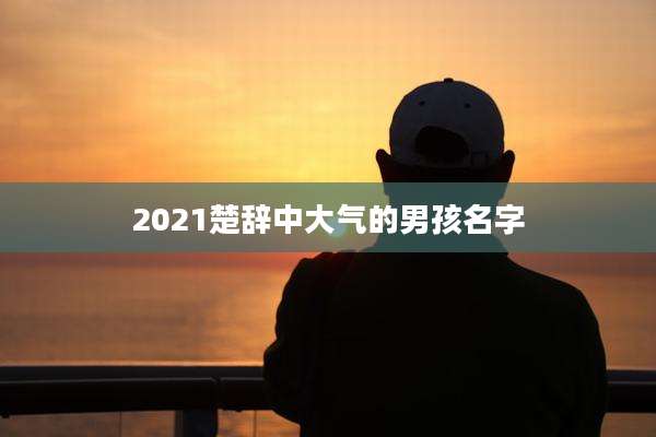 2021楚辞中大气的男孩名字