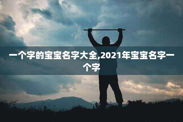 一个字的宝宝名字大全,2021年宝宝名字一个字