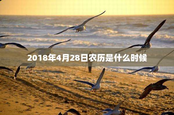 2018年4月28日农历是什么时候