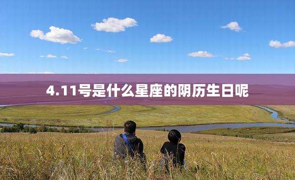 4.11号是什么星座的阴历生日呢