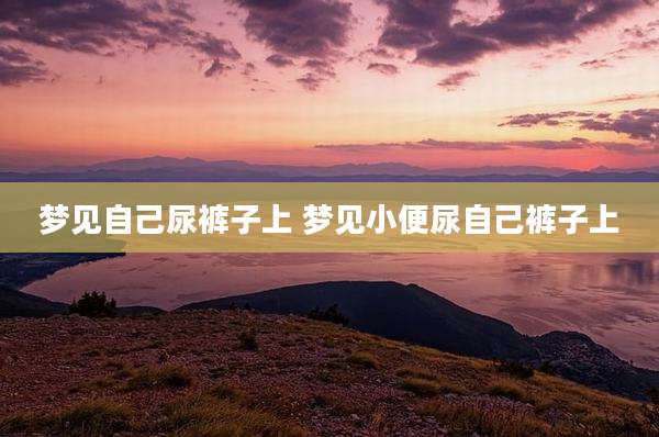 梦见自己尿裤子上 梦见小便尿自己裤子上