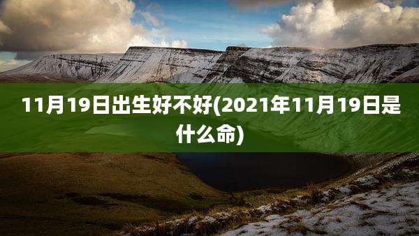11月19日出生好不好(2021年11月19日是什么命)