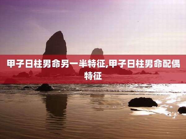 甲子日柱男命另一半特征,甲子日柱男命配偶特征