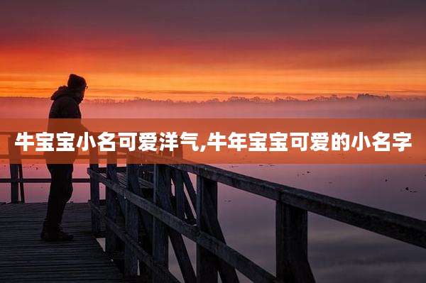 牛宝宝小名可爱洋气,牛年宝宝可爱的小名字
