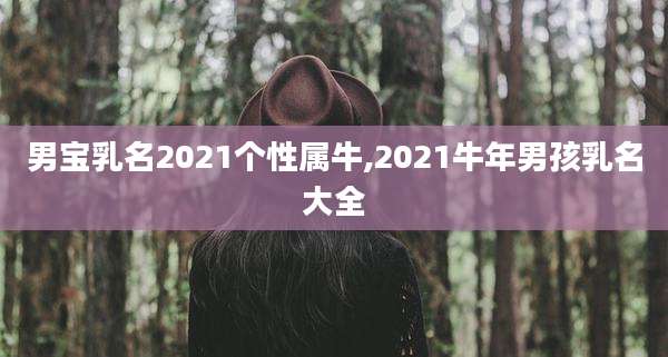 男宝乳名2021个性属牛,2021牛年男孩乳名大全