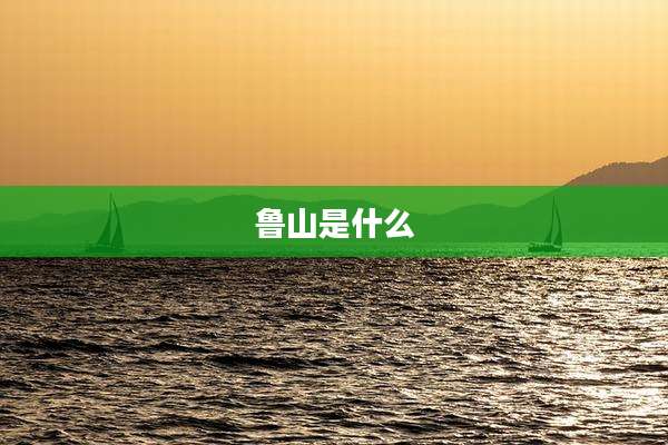 鲁山是什么