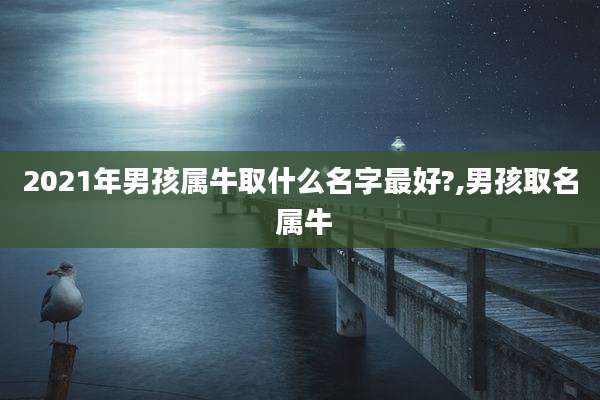 2021年男孩属牛取什么名字最好?,男孩取名 属牛