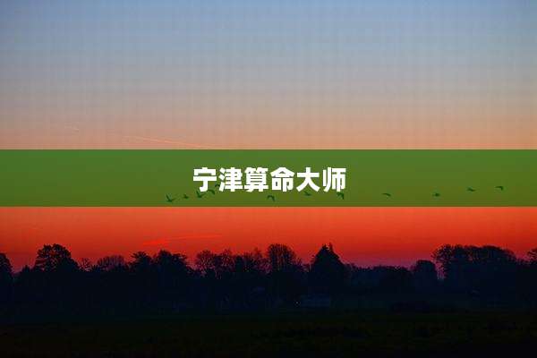 宁津算命大师