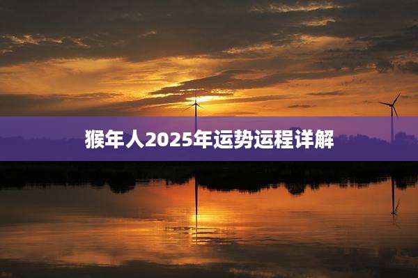 猴年人2025年运势运程详解