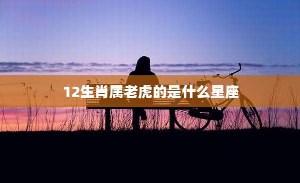 12生肖属老虎的是什么星座