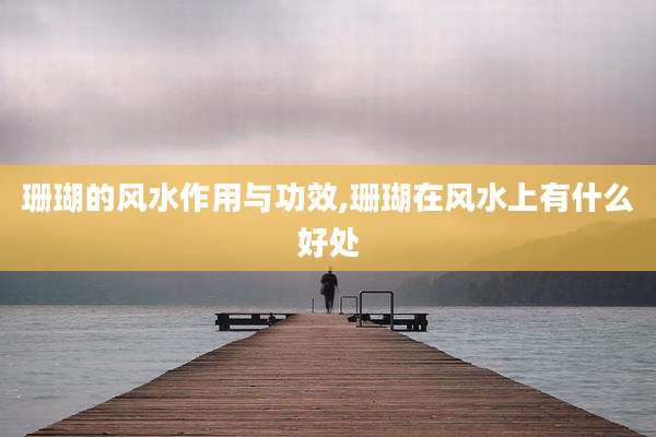 珊瑚的风水作用与功效,珊瑚在风水上有什么好处